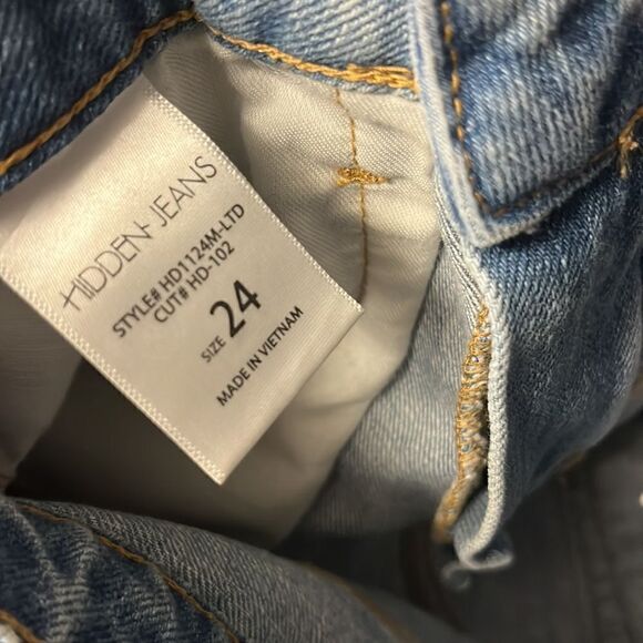 Hidden Distress Denim Jeans Size 24 - Picture 5 of 6